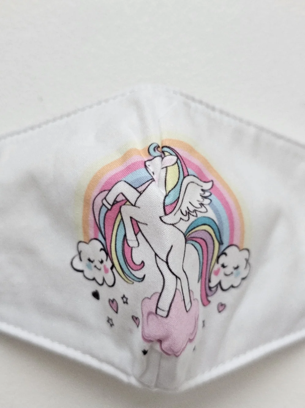 Kids Unicorn Face Mask Set Adjustable Reusable Washable 3 Pack NEW
